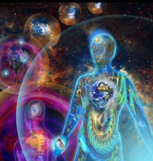 In the union of spirit and matter, via the kundalini, the body becomes as empty and vast as space. A reversal occurs- the male becomes matter, and the female becomes spirit.  The physical becomes the chemical, the chemical becomes electrical, and the electrical becomes nuclear, and that is when the transmutation of matter into energy takes place. That is when the body becomes light. Transfiguration. Christ is the external come in, Sophia is the body come out. In and out exchange places. And the greater sum of the two, is one. To become the Sophia of your Christ self is to liberate Her and raise Her up from the unconsciousness of matter, into the consciousness of spirit. To liberate Her is to liberate yourself, because you are Her