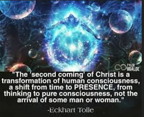 In other words the marriage of pineal and pituitary , the male and female forces, result in the birth of ‘ Christ consciousness